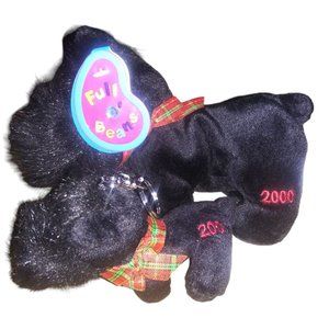 Avon Y2k Scottie MacDougal Stuffed Dog Millennium Full O Beans Plush Key Ring Lo